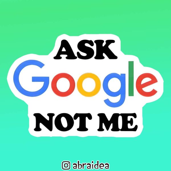 استیکر دای کات | Ask Google Not Me