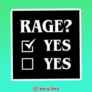 استیکر دای کات | Rage Yes No