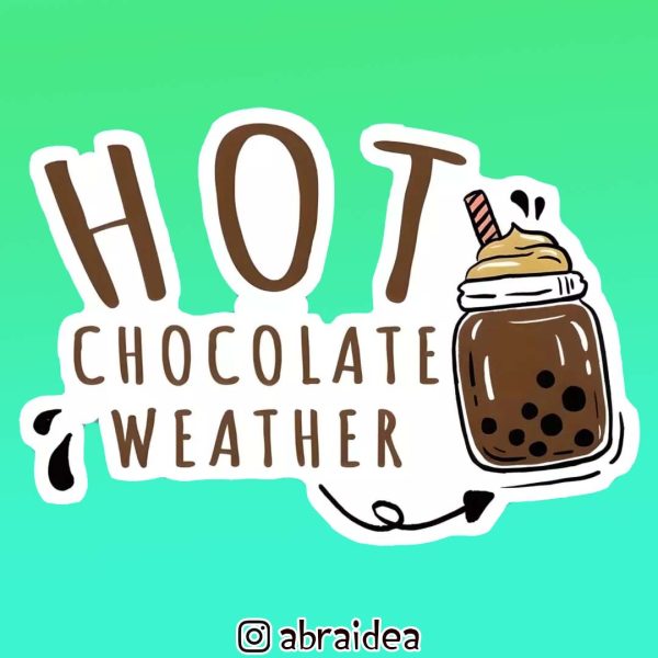 استیکر دای کات | Hot Chocolate Weather